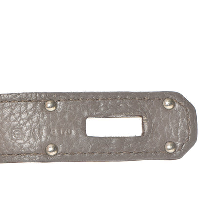 Hermes Taurillon Clemence Jypsiere 37 Etain 12 of 28