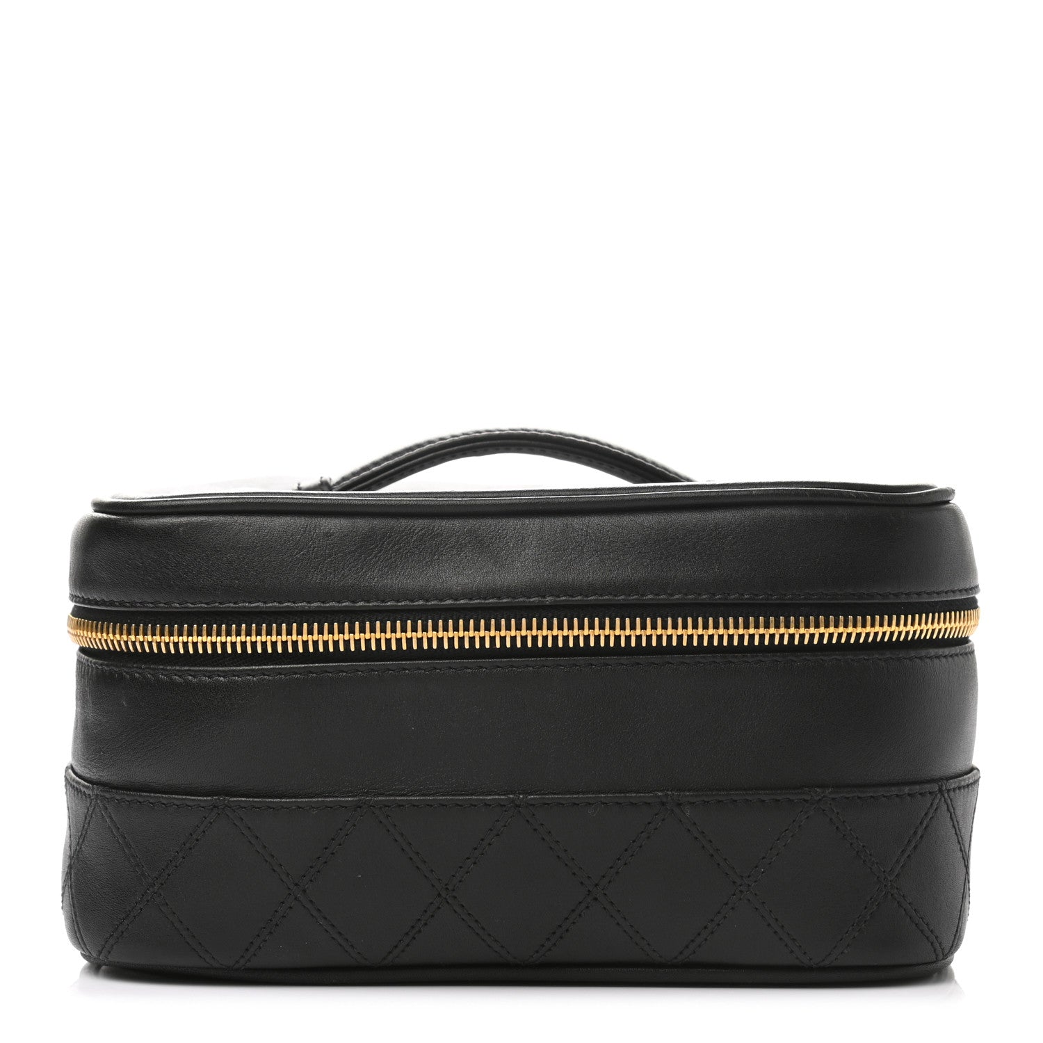 Chanel Lambskin Vanity Cosmetic Case Black 1 of 11