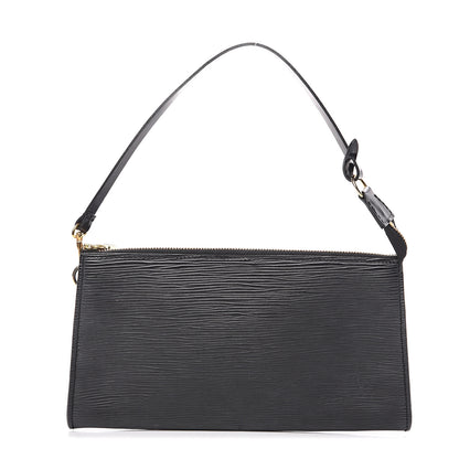 Louis Vuitton Epi Pochette Accessories 24 Black 1 of 11