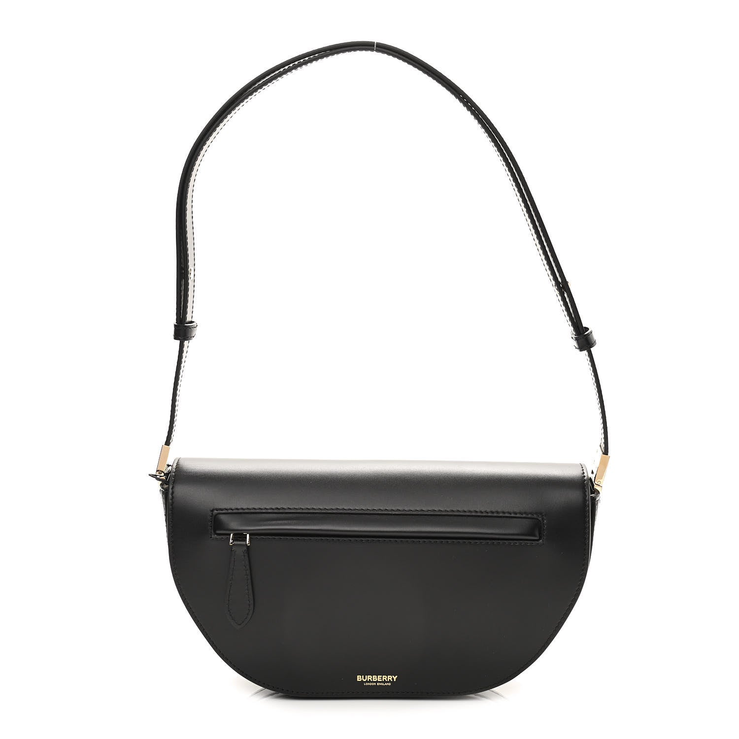 Burberry Calfskin Small Olympia Shoulder Bag Black 1 of 10