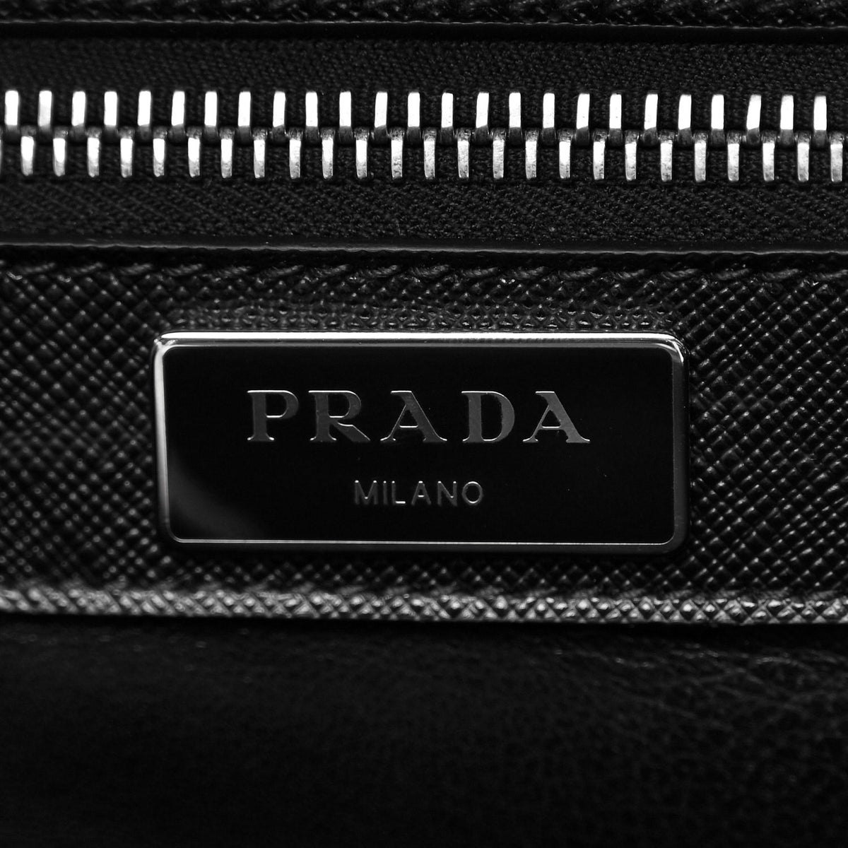 Prada Saffiano Briefcase Black 6 of 11