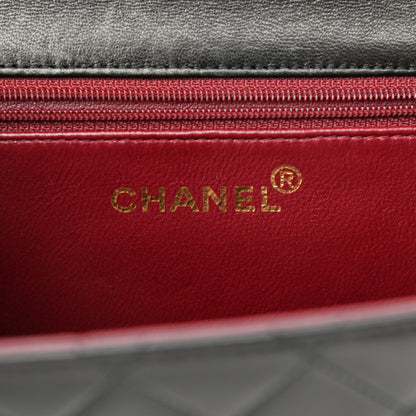Chanel Lambskin Quilted Small Single Flap Black 5 of 10