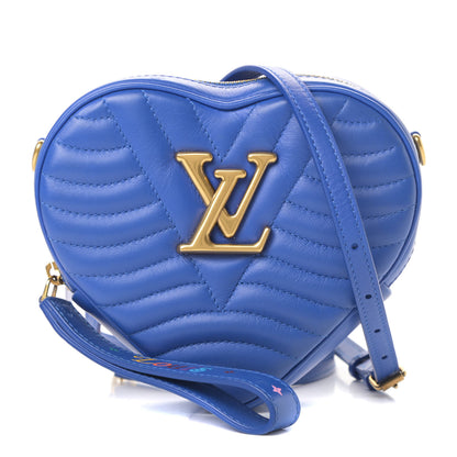 Louis Vuitton Calfskin New Wave Heart Bag Bleu Neon 1 of 12
