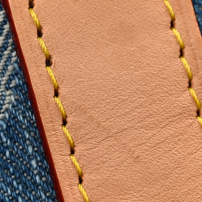 Louis Vuitton Denim Monogram New LV Remix Keepall Bandouliere 45 Blue 9 of 10