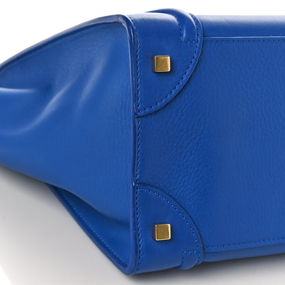 Celine Smooth Calfskin Mini Luggage Royal Blue 7 of 12
