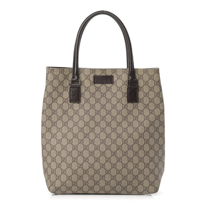 Gucci GG Plus Monogram Small Vertical Tote Dark Brown 1 of 15