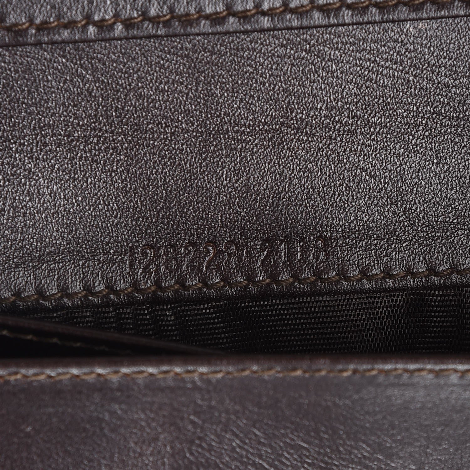 Gucci Canvas Monogram Continental Wallet Brown 7 of 9
