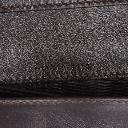 Gucci Canvas Monogram Continental Wallet Brown 7 of 9
