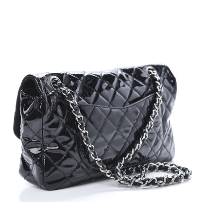 Chanel Patent Net Large La Madrague Tote Black 5 of 15