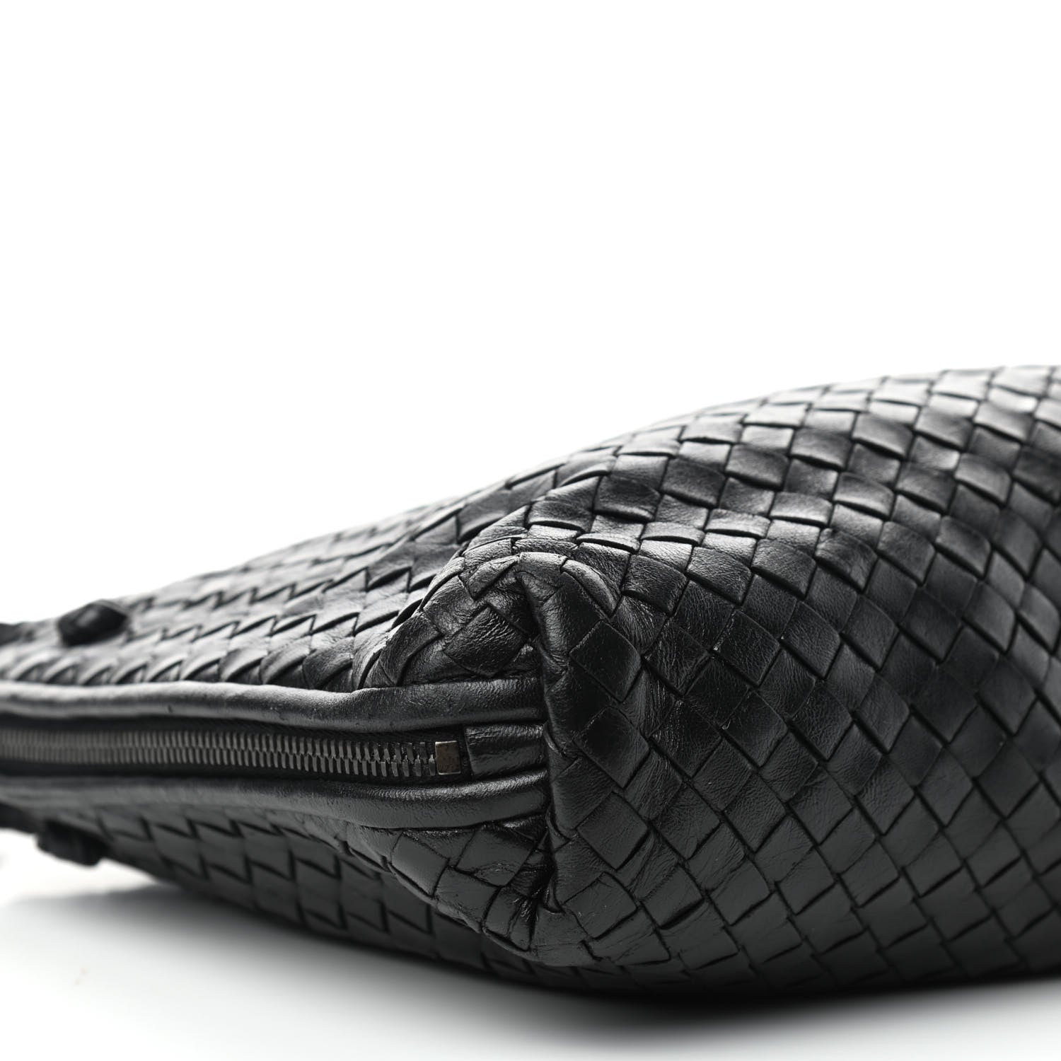 Bottega Veneta Nappa Intrecciato Nodini Crossbody Messenger Black 7 of 9