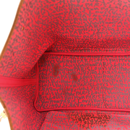 Louis Vuitton Monogram Graffiti Neverfull GM Fuchsia 8 of 15