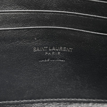 Saint Laurent Grain De Poudre Matelasse Monochrome Monogram Mini Lou Camera Bag Black 6 of 11