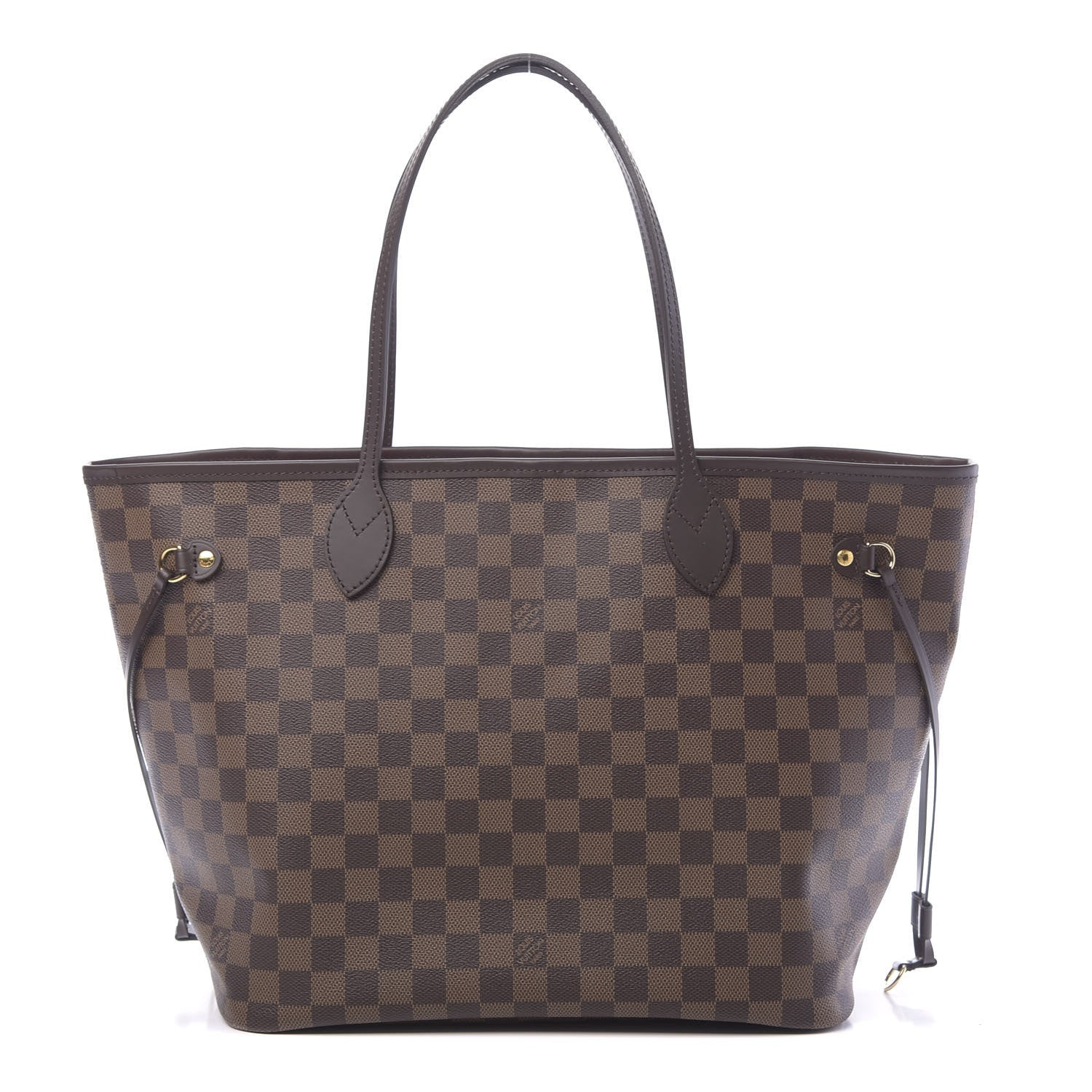 Louis Vuitton Damier Ebene Neo Neverfull MM Rose Ballerine 1 of 12