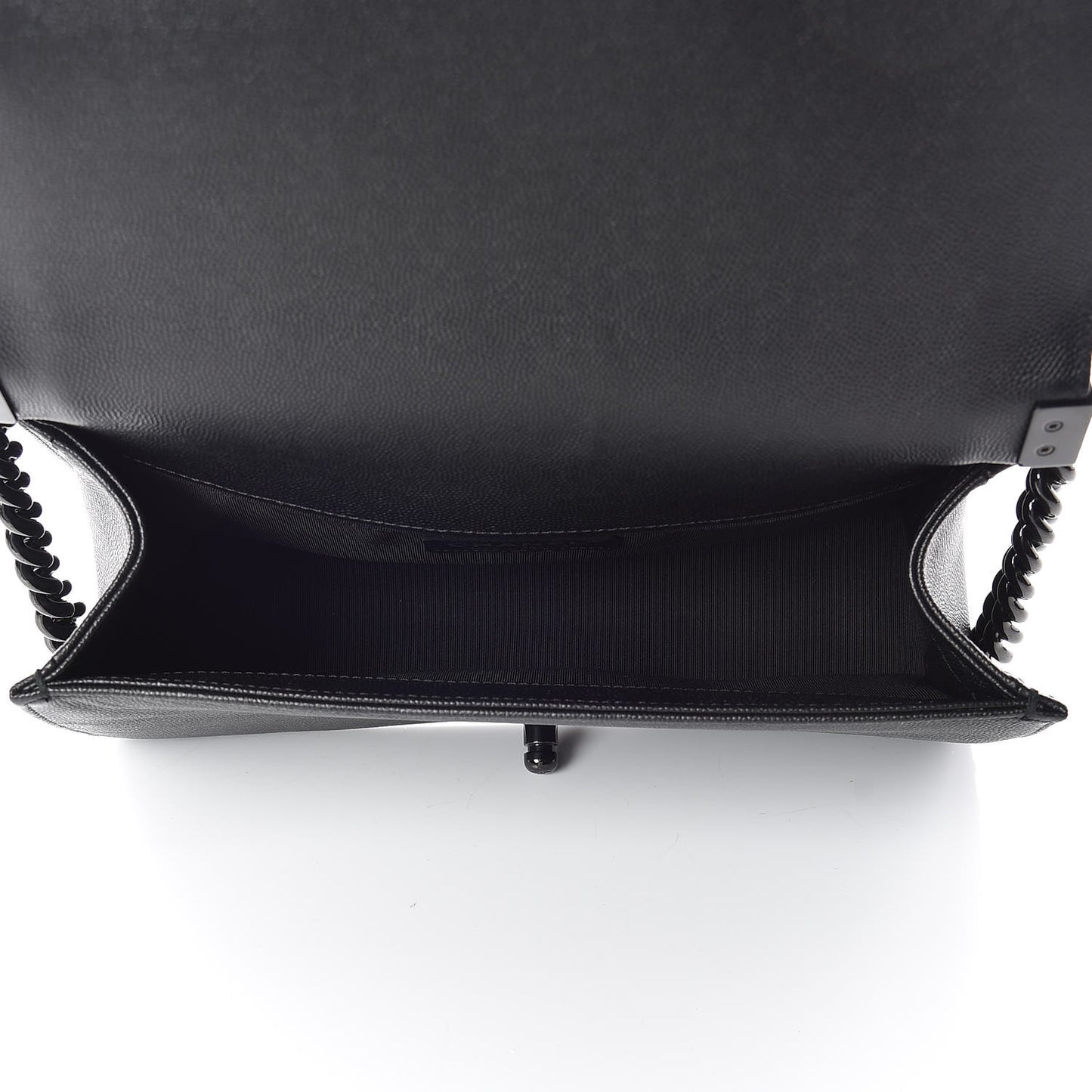 Caviar Quilted Medium Boy Flap So Black