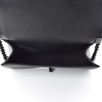 Chanel Caviar Quilted Medium Boy Flap So Black 7 of 10