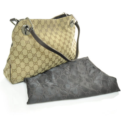 Gucci Monogram Medium Eclipse Shoulder Bag Ebony 3 of 9