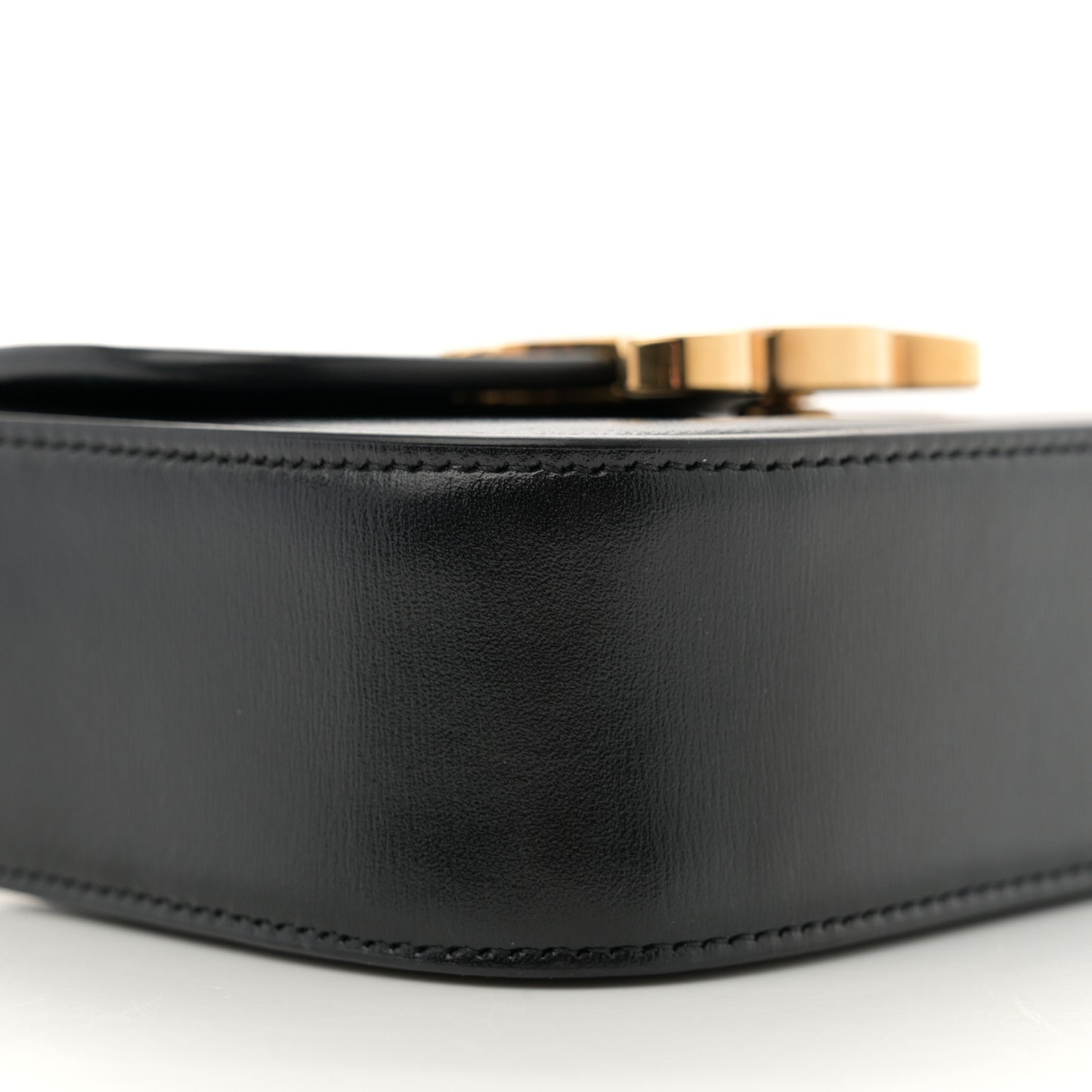Shiny Calfskin Mini Triomphe Black