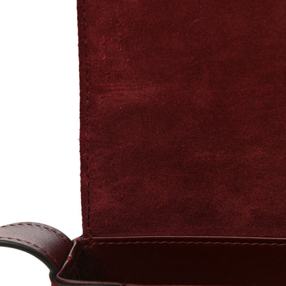 Gucci Suede Medium Arli Flap Shoulder Bag Vintage Bordeaux 23 of 30