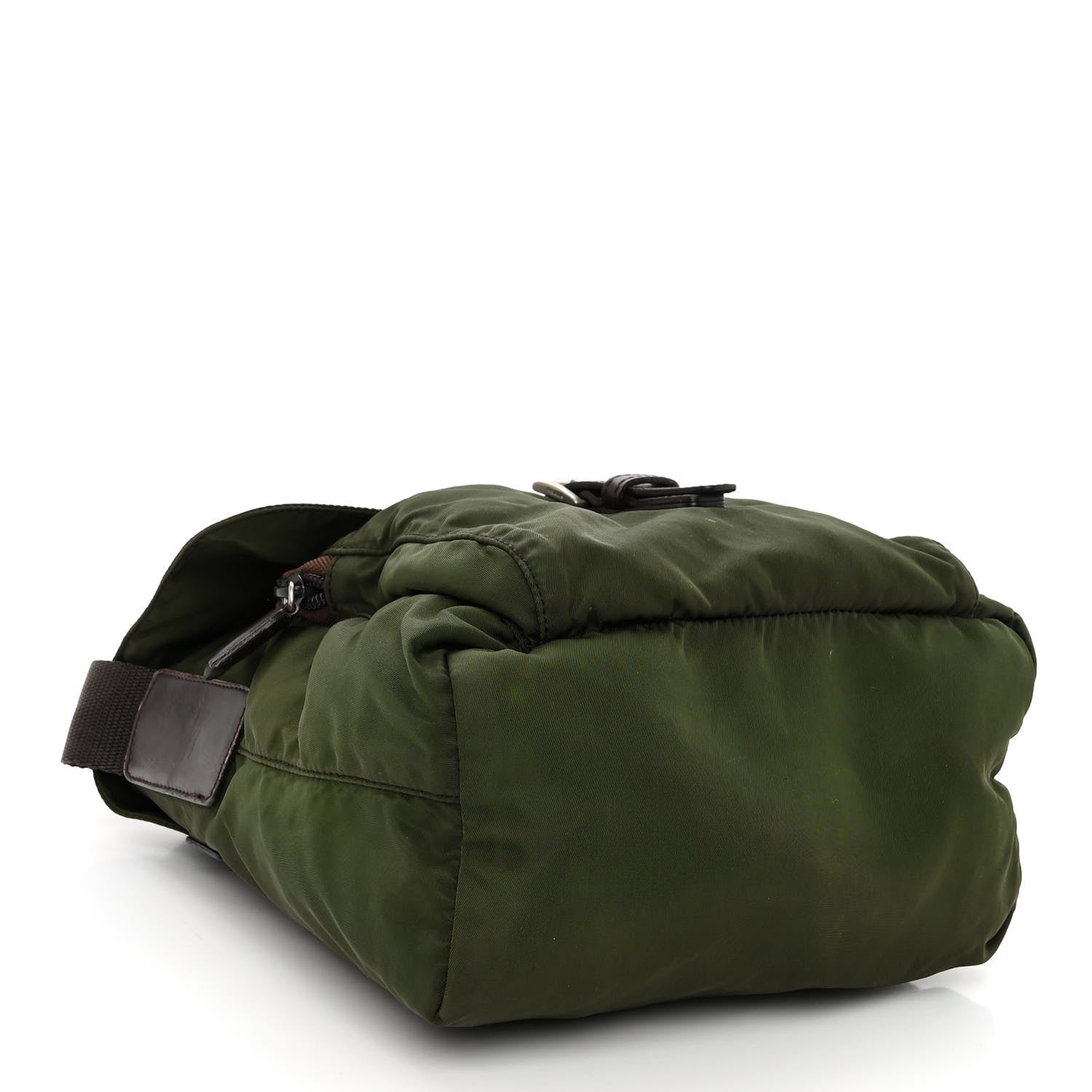 Prada Nylon Vela Small Hunting Bag Green 4 of 14