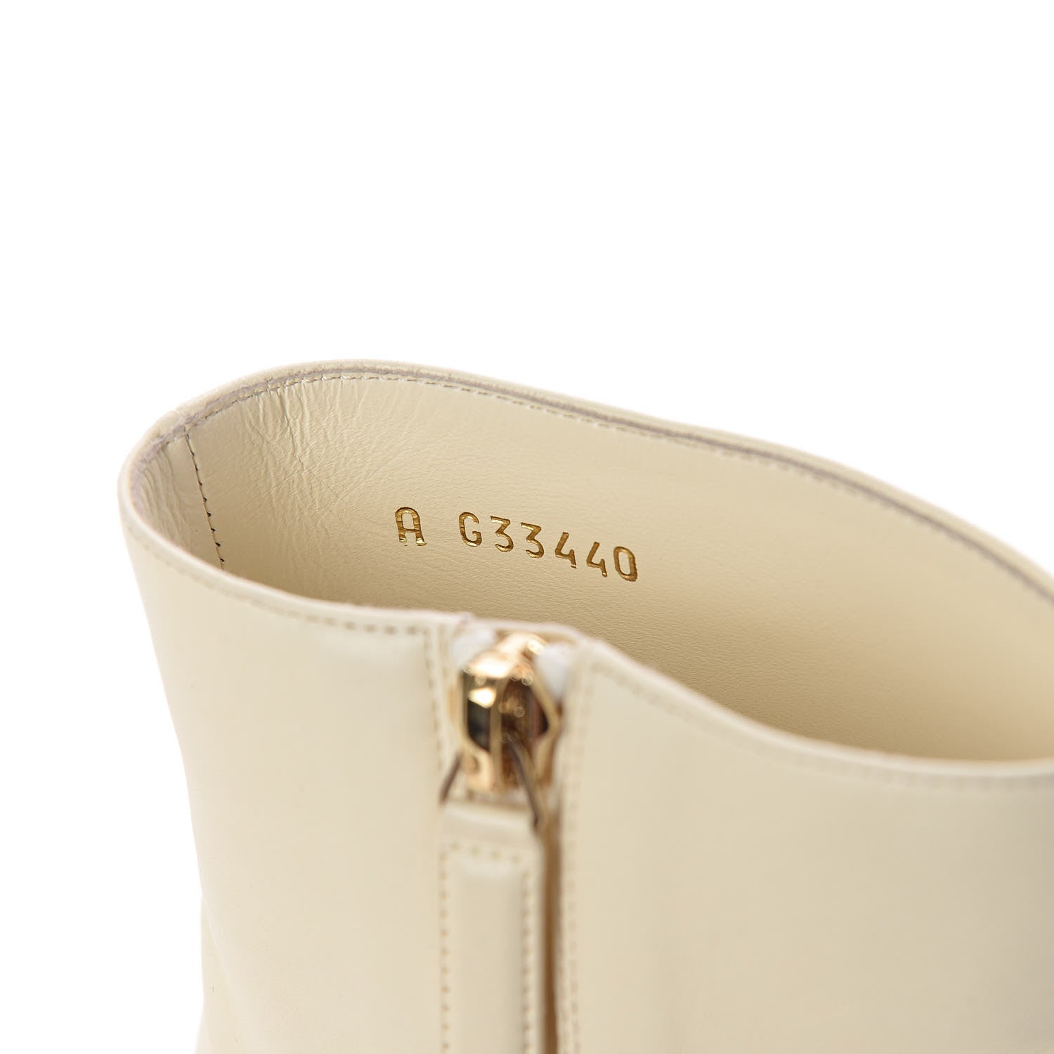Chanel Lambskin Grosgrain Pearl Cap Toe Short Boots 40 Ivory Black 7 of 9