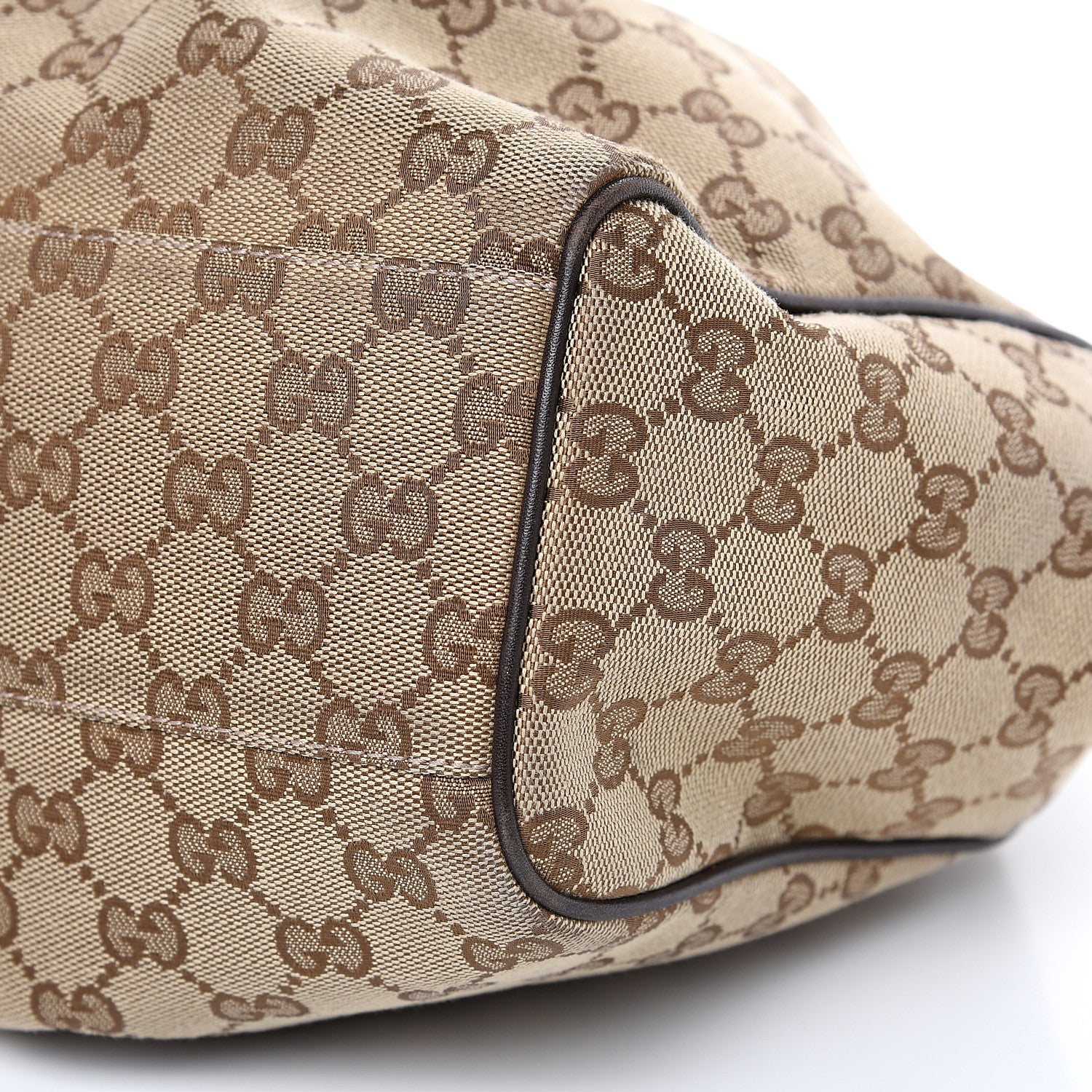 Gucci Monogram Medium Sukey Tote Dark Brown 10 of 13