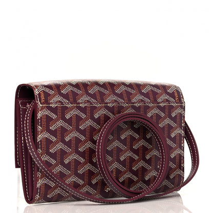 Goyard Goyardine Varenne Continental Wallet Burgundy 2 of 9