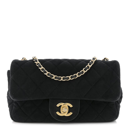 Chanel Velvet Quilted Mini Rectangular Pearl Crush Flap Black 1 of 13
