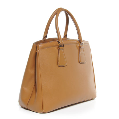 Prada Saffiano Lux Parabole Tote Caramel 3 of 10