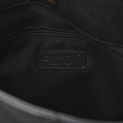 Chanel Caviar Quilted Timeless CC Soft Tote Black 5 of 10