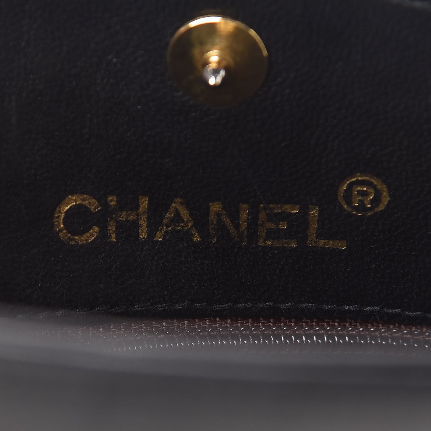 Lambskin Quilted CC Shoulder Bag Black