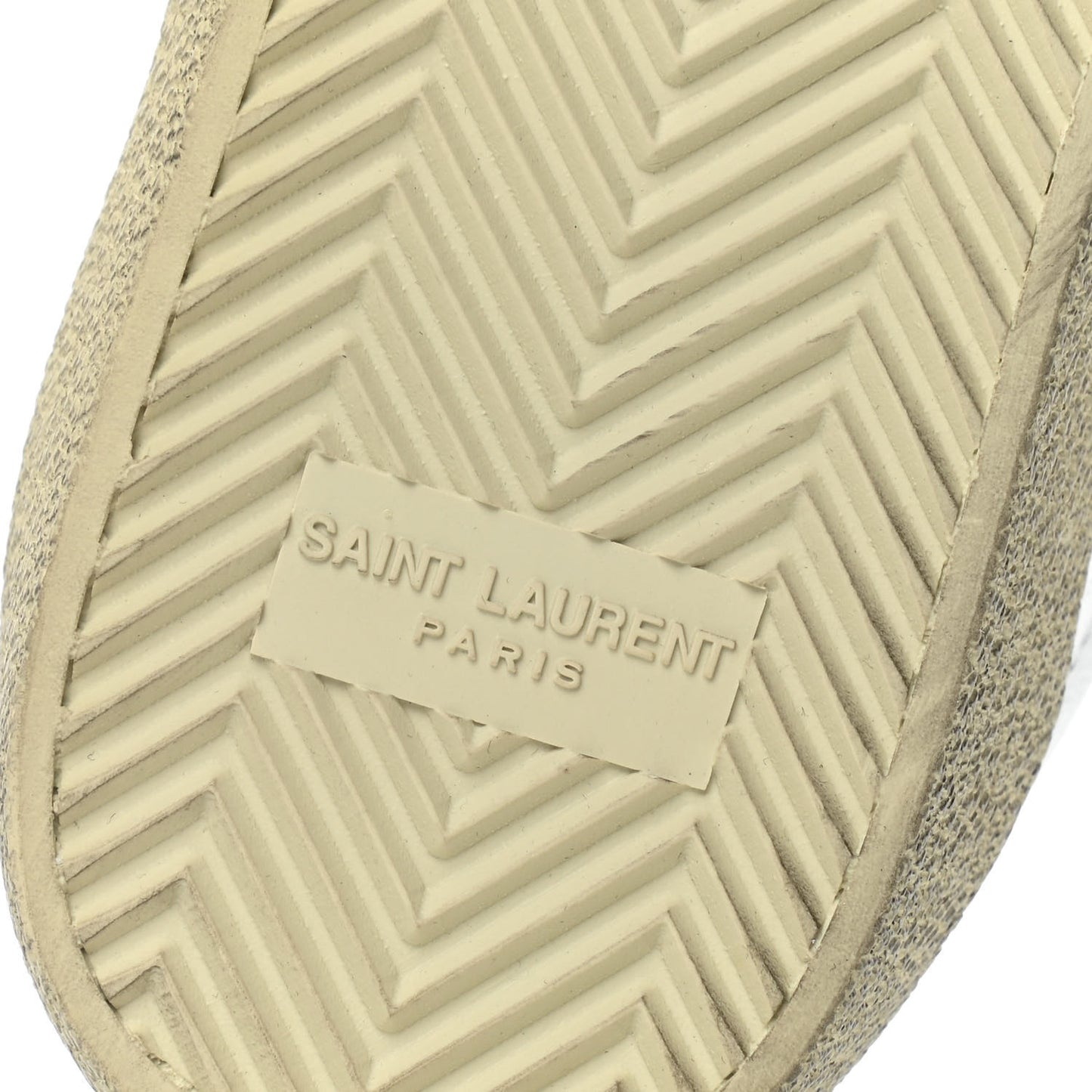 Metallic Calfskin Womens Court Classic Sneakers 39.5 Silver