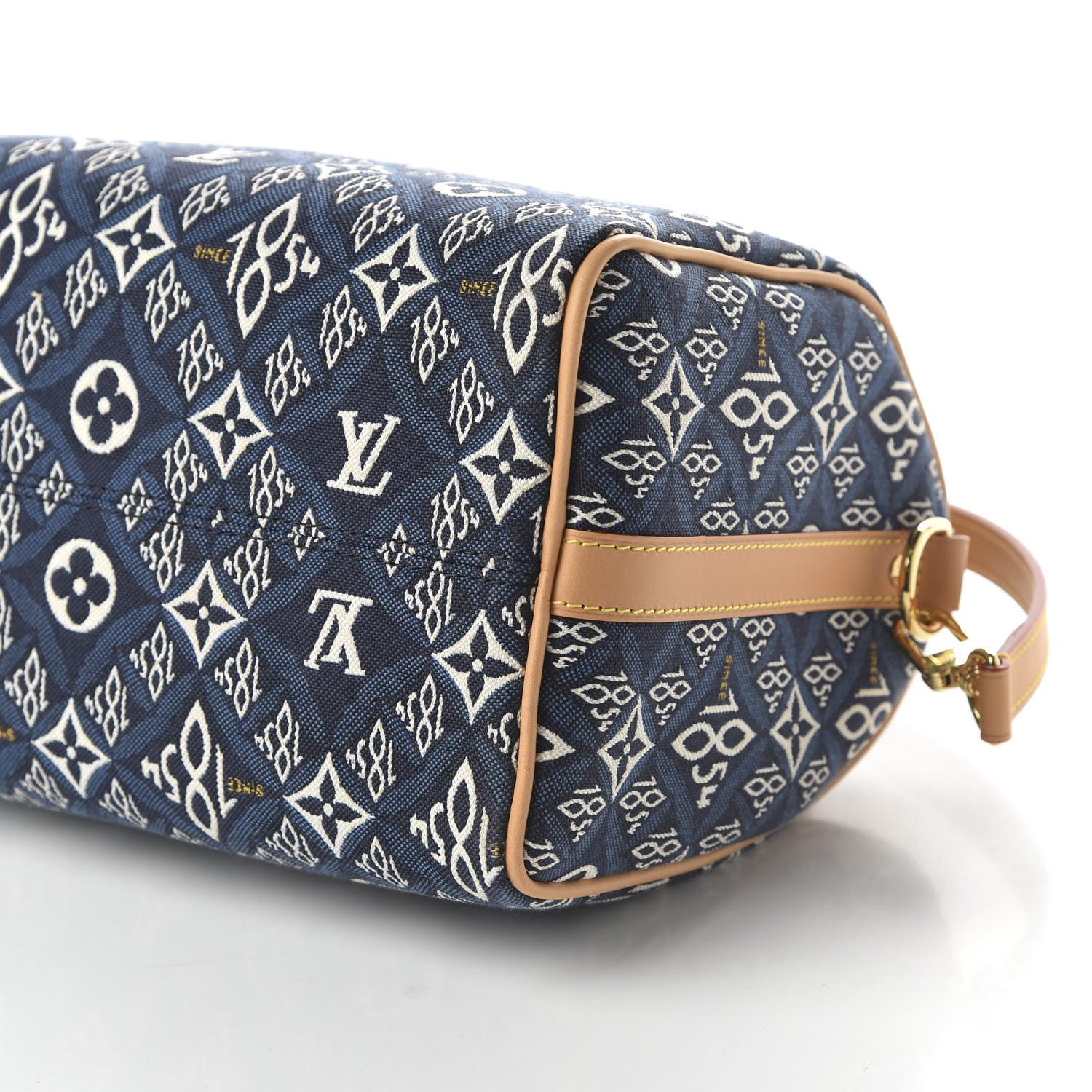 Louis Vuitton Jacquard Since 1854 Speedy Bandouliere 25 Blue 7 of 9