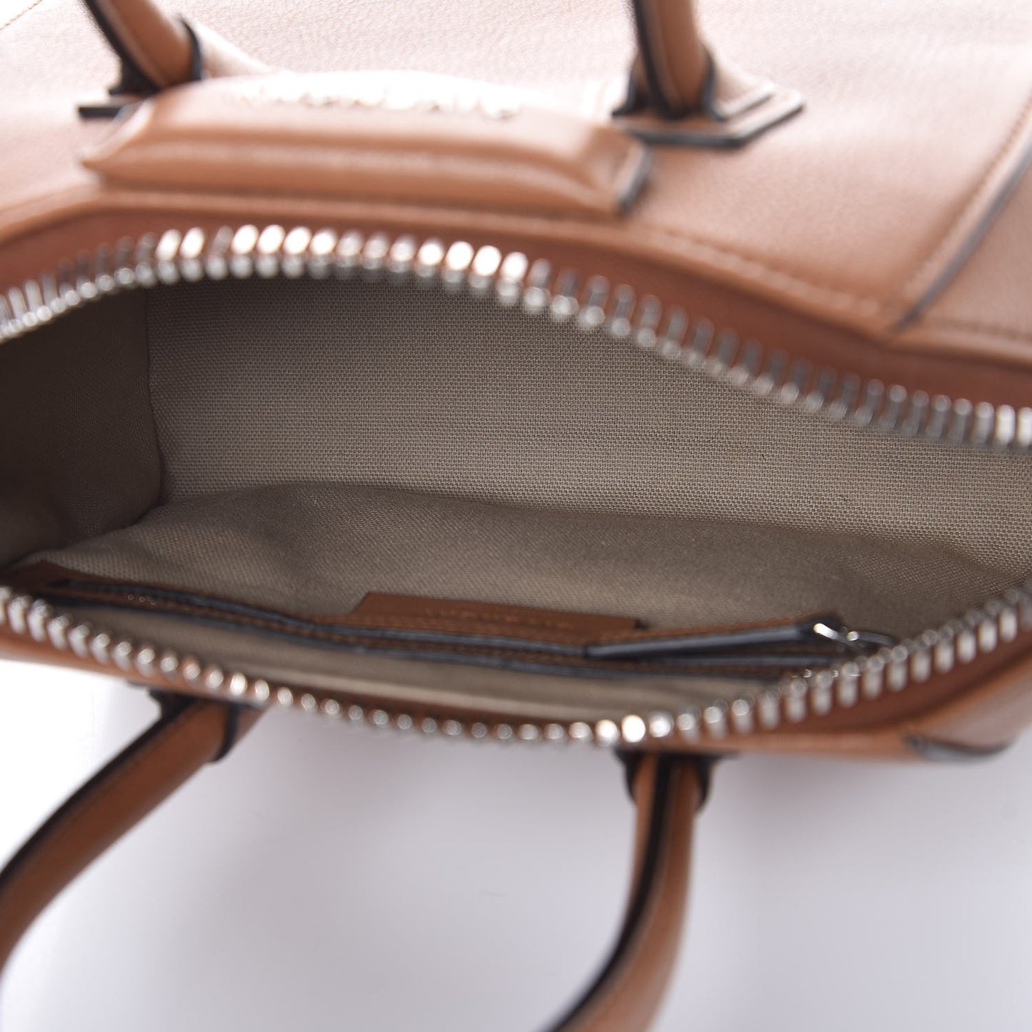 Sugar Goatskin Mini Antigona Caramel