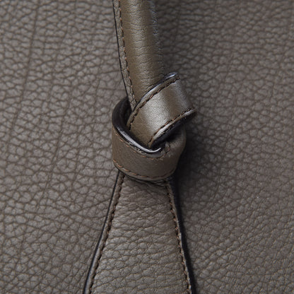 Celine Crisped Calfskin Large Tie Knot Tote Grey 12 of 19