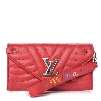 Louis Vuitton Calfskin New Wave Long Wallet Rouge 1 of 11