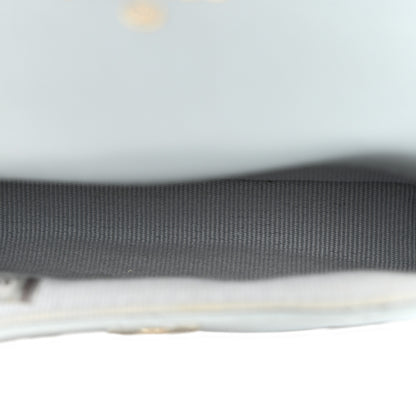 Chanel Lambskin Quilted Pearl Chain Belt Bag Light Blue 5 of 12