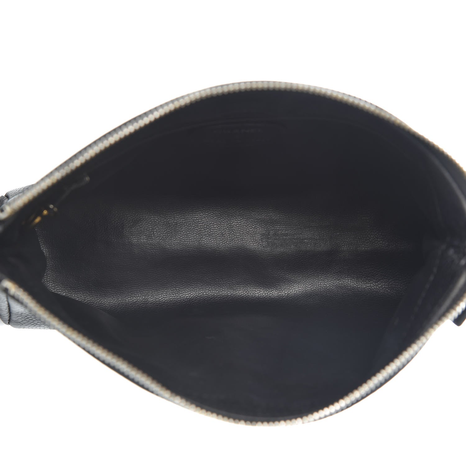 Chanel Caviar Timeless CC Cosmetic Pouch Black 4 of 10