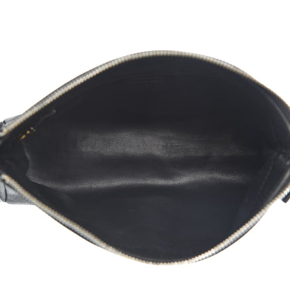 Chanel Caviar Timeless CC Cosmetic Pouch Black 4 of 10