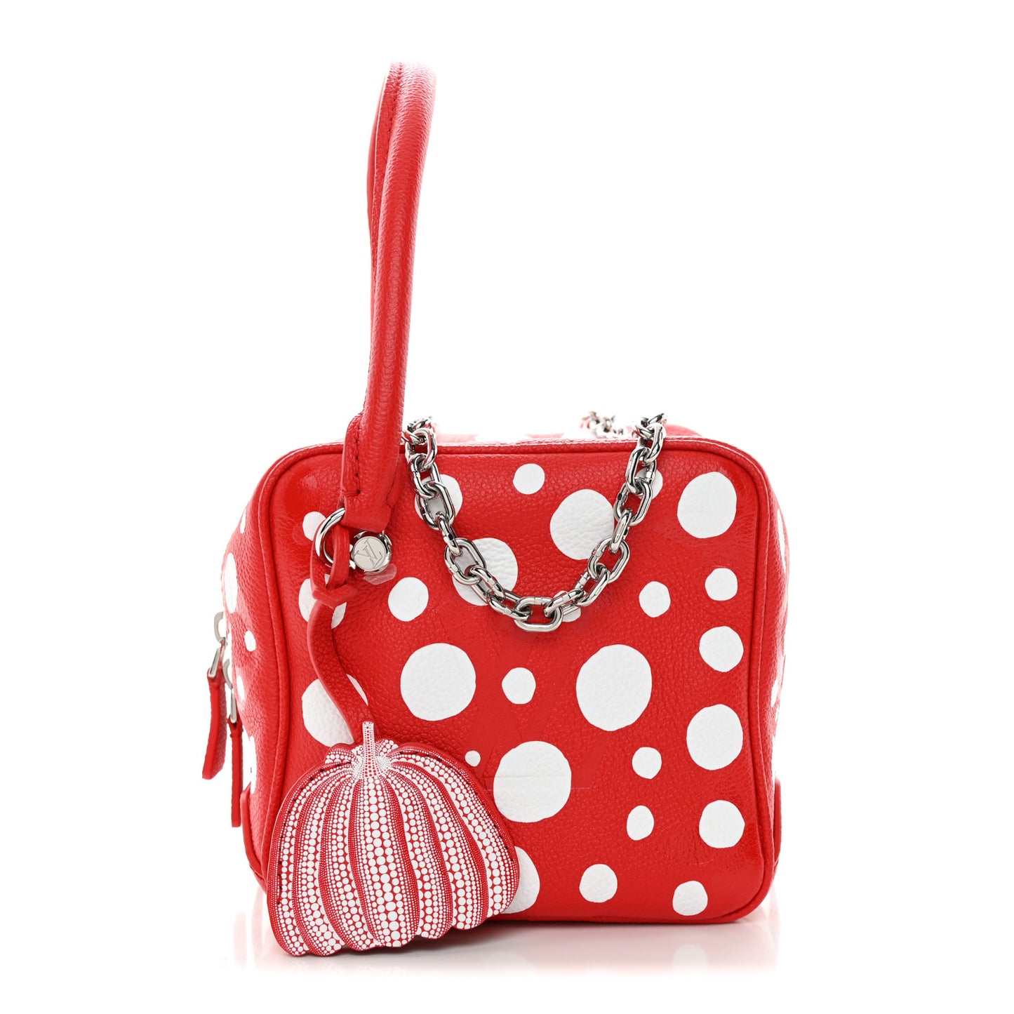 LV X YK Empreinte Square Bag Red White