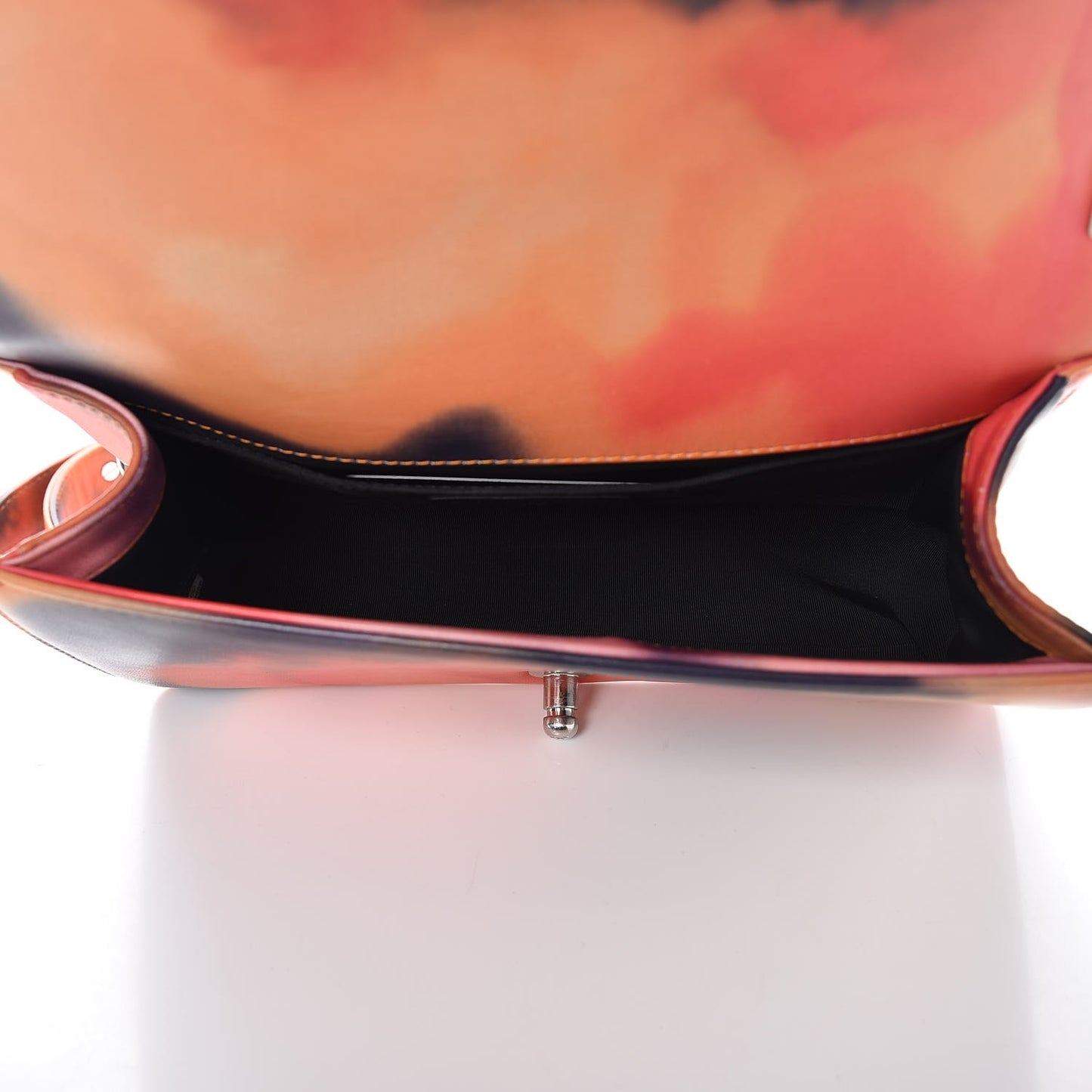 Printed Lambskin Quilted Medium Flower Power Boy Flap