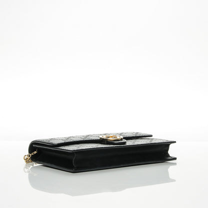 Gucci Guccissima Icon Chain Wallet Black 4 of 6