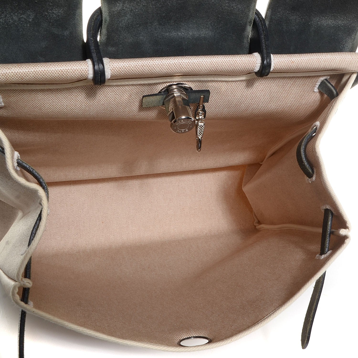 Hermes Toile Herbag GM Black 6 of 13