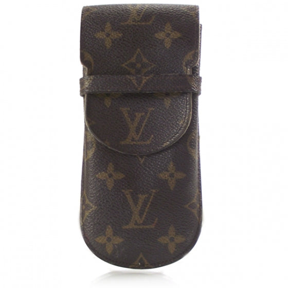 Louis Vuitton Monogram Glasses Sunglasses Case w Flap 1 of 8