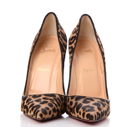 Christian Louboutin Pony Hair Pigalle Follies Pumps 40.5 Leopard 2 of 9