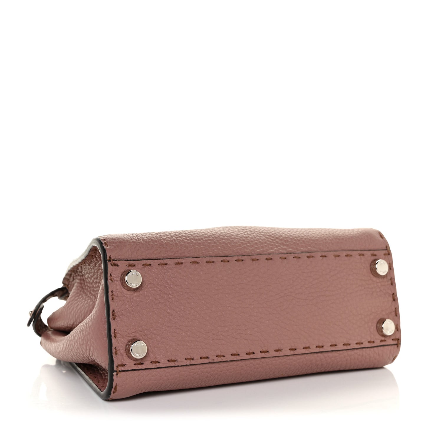 Cuoio Romano Selleria Bi-Color Mini Peekaboo Iconic Satchel English Rose Camelia