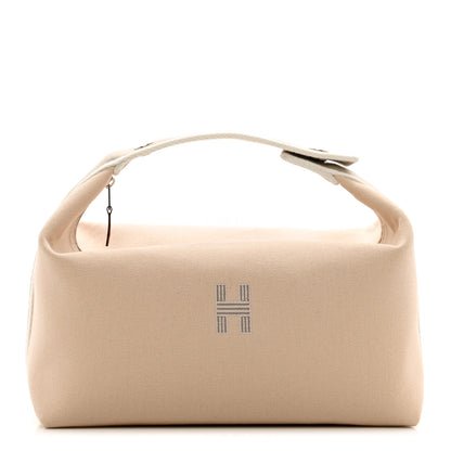 Hermes Canvas Large Bride-A-Brac Pouch Natural 1 of 6