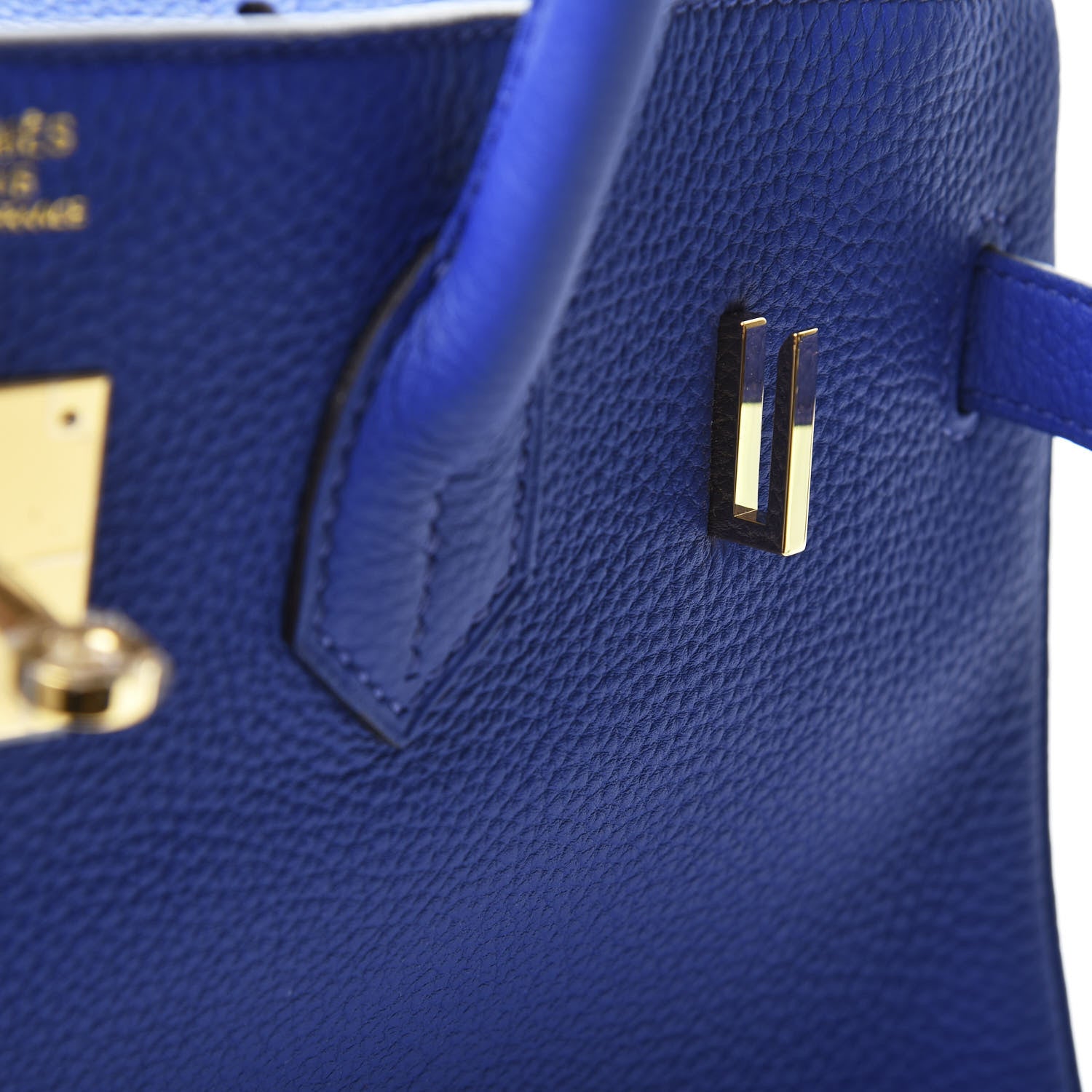 Hermes Togo Birkin 35 Bleu Electrique 18 of 28