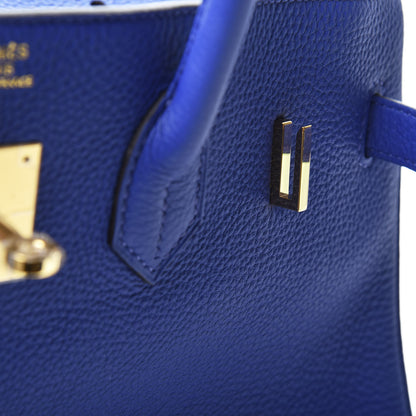 Hermes Togo Birkin 35 Bleu Electrique 18 of 28