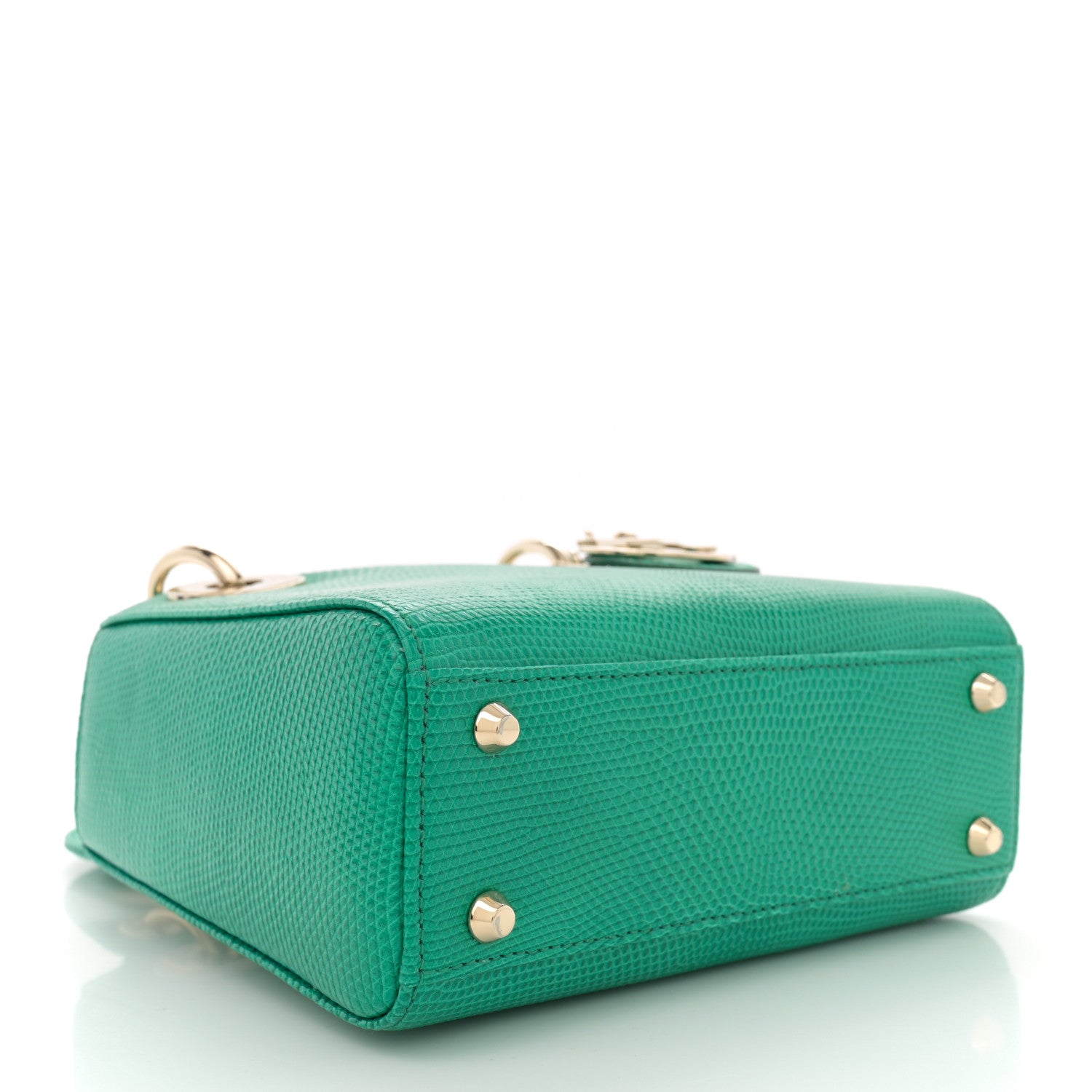 Christian Dior Lizard Mini Lady Dior Green 4 of 10