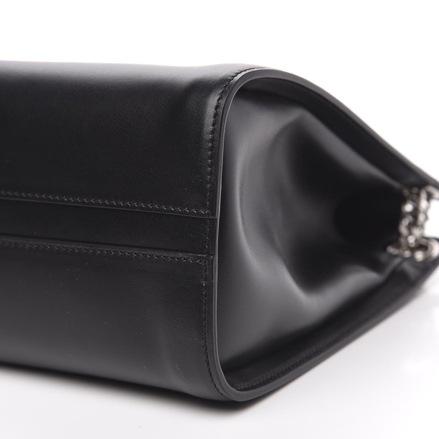 Chloe Shiny Calfskin Medium Annie Shoulder Bag Black 9 of 10